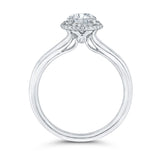 14 Karat White Gold Diamond Engagement Ring- Special Order Only